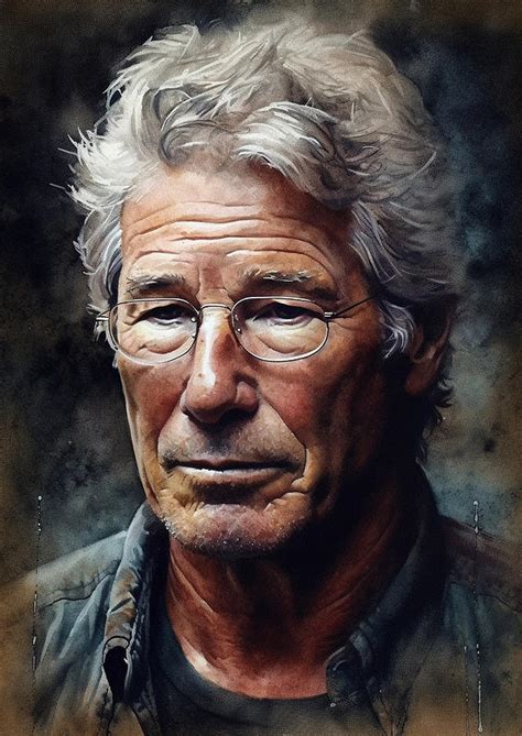 Richard Gere Digital Art By Thuy Dinh Thi Fine Art America