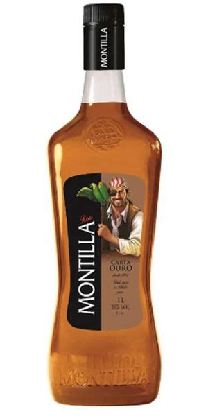 Rum Montilla Carta Ouro 1000ml Na Casa Da Bebida