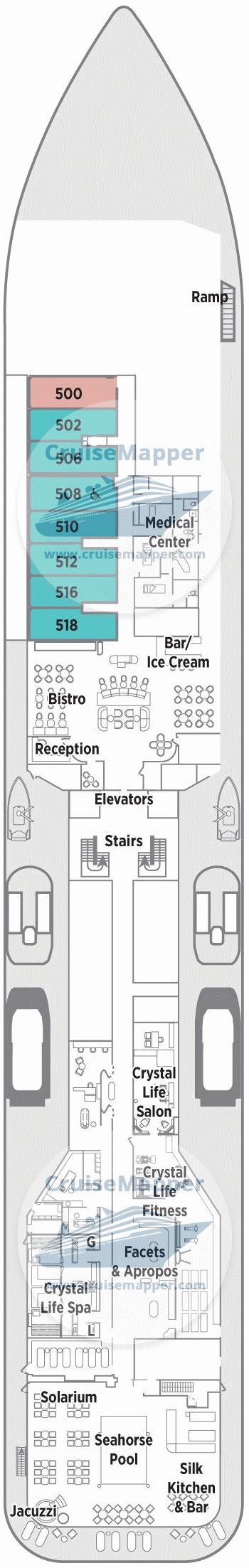 Silversea Endeavour Deck Plan Silverseas Silver Explorer Cruise Ship