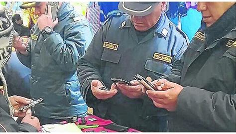 Huancayo Polic A Recupera Equipos Celulares Gracias Al C Digo Imei