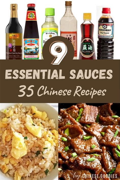 9 Essential Sauces With 35 Recipes For Cooking Chinese At Home Chinese Cooking Recipes Asian