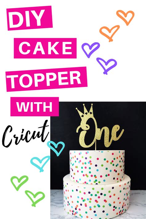 How To Make A Layered Cake Topper With Cricut Design Space And Inkscape