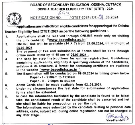 Odisha Otet Recruitment All Exam Review