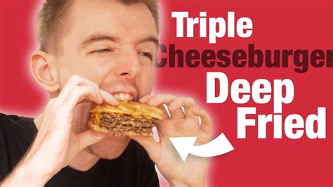 Deep Frying The Mcdonalds Triple Cheeseburger Youtube