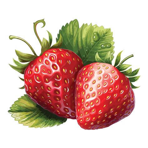 Premium Vector Strawberry Vector Art