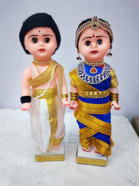 Wedding Pair Dolls Tamil Iyer Style Copy Copy Season Bazaar