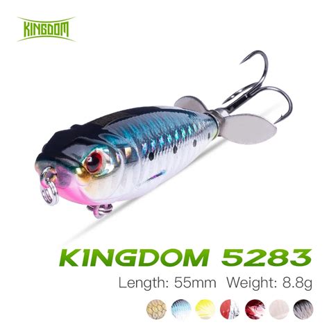 Kingdom cebo de pesca con lápiz 55mm 8 8g Wobblers flotantes