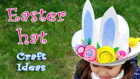 How To Make A Bunny Paper Plate Hat Easter Bunny Crafts YouTube