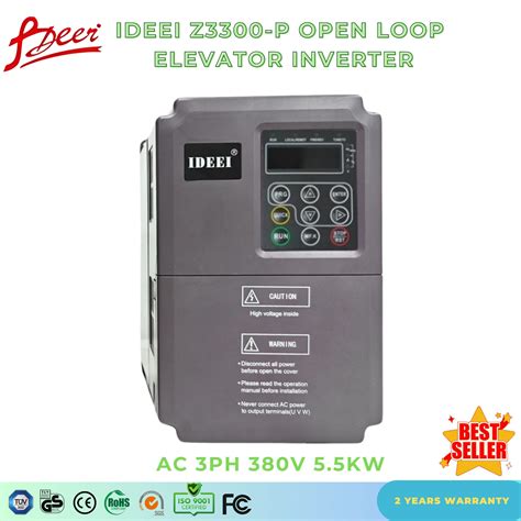 55kw 380v Open Loop Elevator Inverter For Gear Motor Cargo Passenger