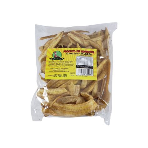 Chips De Banana Salgada Sabor Do S Tio G Bonsai Mercearia