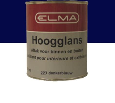 Elma Hoogglans Donkerblauw 750 Ml Bol