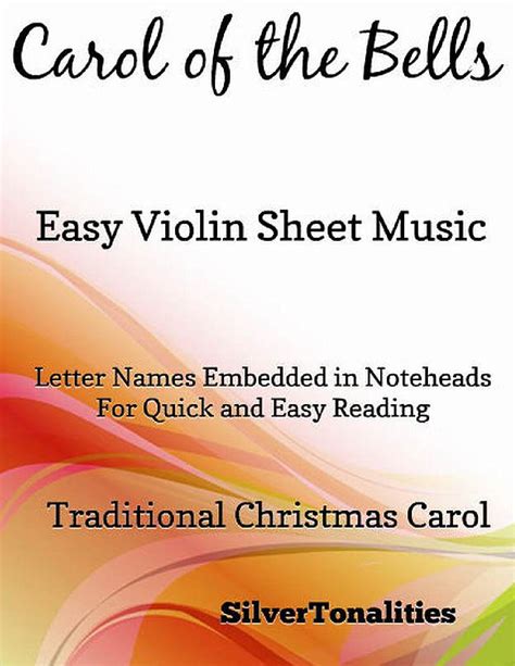 Carol Of The Bells Easy Violin Sheet Music Arr Silvertonalities By