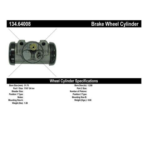 Rear PAIR Centric Drum Brake Wheel Cylinder For 1958 Studebaker 3E14