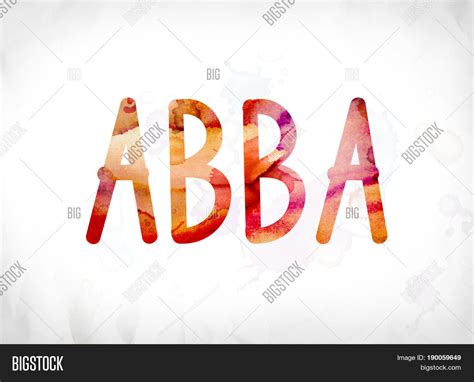 Abba Concept Painted Image And Photo Free Trial Bigstock