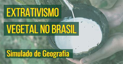 O Extrativismo Vegetal No Brasil Resumo Simulado De Geografia