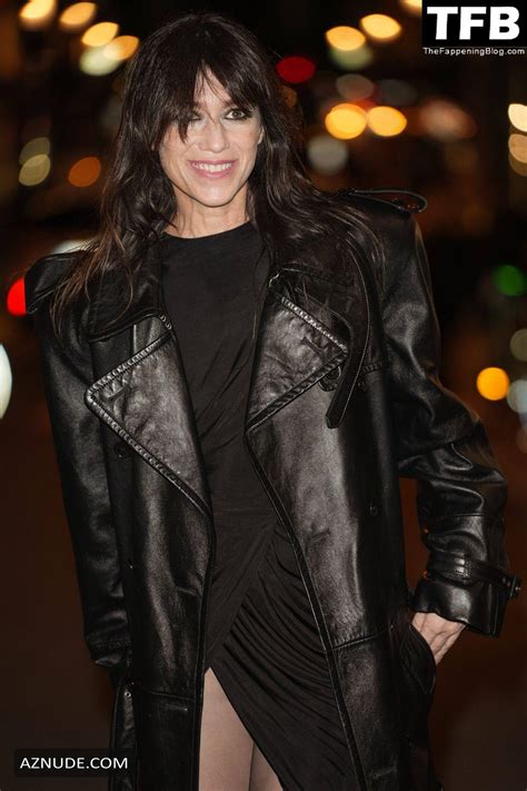 Charlotte Gainsbourg Sexy Seen Flaunting Her Hot Legs At Paris Fashion Week In France Aznude