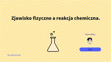 Ch7 Zjawisko Fizyczne A Reakcja Chemiczna