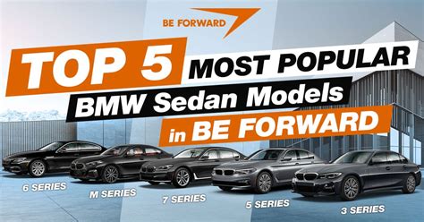 Top 5 Most Popular BMW Sedan Models in BE FORWARD