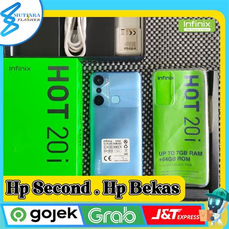 Jual Infinix Hot 20i Ram 4 64GB Ram 4 128GB Second Original Shopee Indonesia