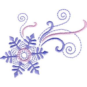 Free Embroidery Design Snowflake I Sew Free