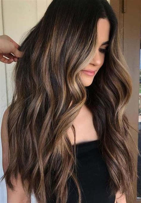 Como Arreglar El Cabello Largo Brunette Balayage Hair Hair Color