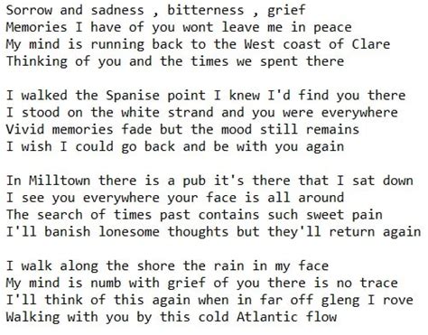 The West Coast Of Clare Lyrics And Chords - Irish folk songs