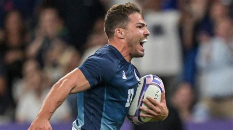 Paris Olympic Games Antoine Dupont Solo Try Seals Dramatic France