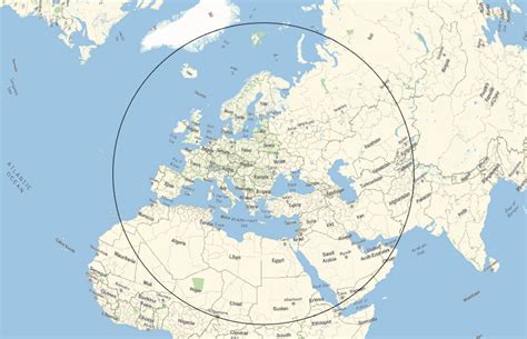 Geography How Can I List All The Countries 4000 Km Far From Current