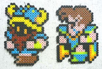 Perler Bead Art Teddy Bear Sprites