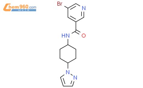 2097931 33 2 5 Bromo N 4 1H Pyrazol 1 Yl Cyclohexyl Pyridine 3