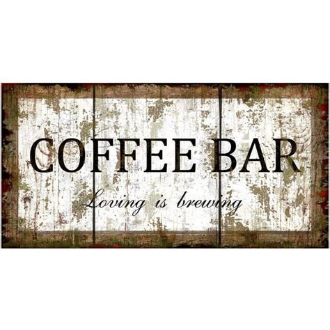 Original Retro Design Coffee Bar Tin Metal Signs Wall Artloving Is