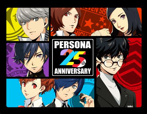 Persona 25th Anniversary Main Visual But With Trading Photo Card