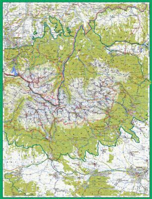 Vysoké Tatry Detailná turistická mapa 1 50000