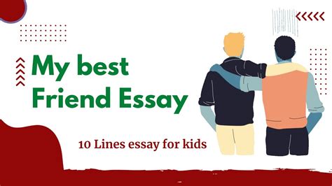 My Best Friend Essay In English My Best Friend Essay For Class 1 2 3