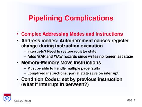 Ppt Lecture More Pipelining Complications Powerpoint Presentation