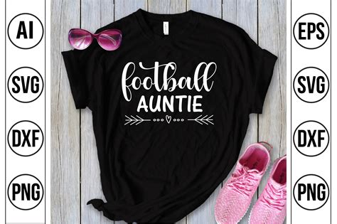 Football Auntie Svg Graphic By Nirmal108roy · Creative Fabrica