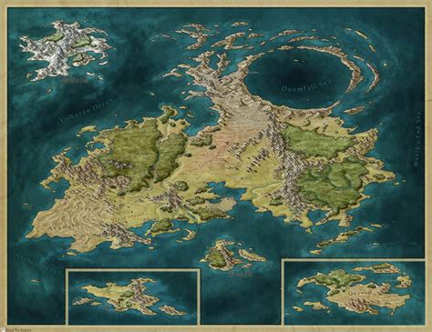 Fantasy World Map