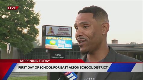 First Day Of School For East Alton School District Youtube