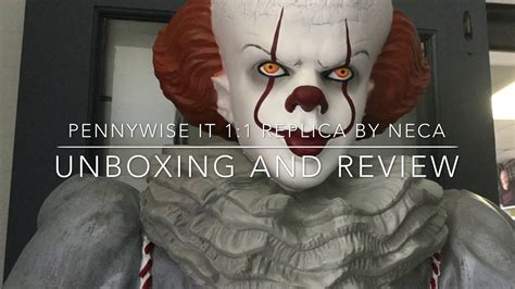 Pennywise It 11 Life Sized Replica By Neca Unboxing And Review Youtube