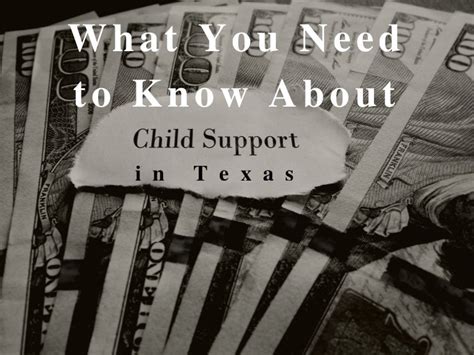 What You Need To Know About Child Support In Texas