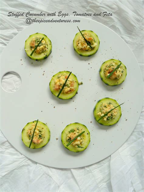 Stuffed Cucumber Salad - The Spice Adventuress