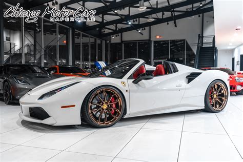 Used 2017 Ferrari 488 Spider 355kmsrp 40kupgrades Hre Wheels For Sale Special Pricing