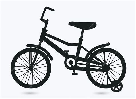 Premium Vector Bicycle Silhouette