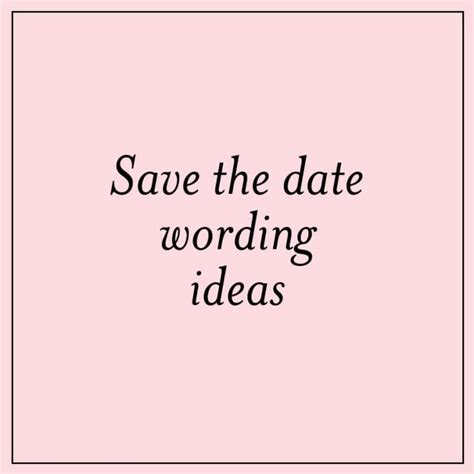 Fun Save The Date Wording Ideas – Mospens Studio