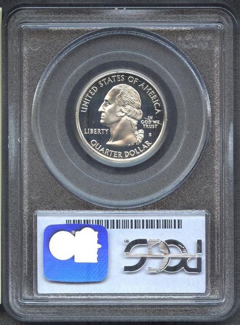 S Virginia Silver Statehood Quarter Pcgs Pr Dcam For