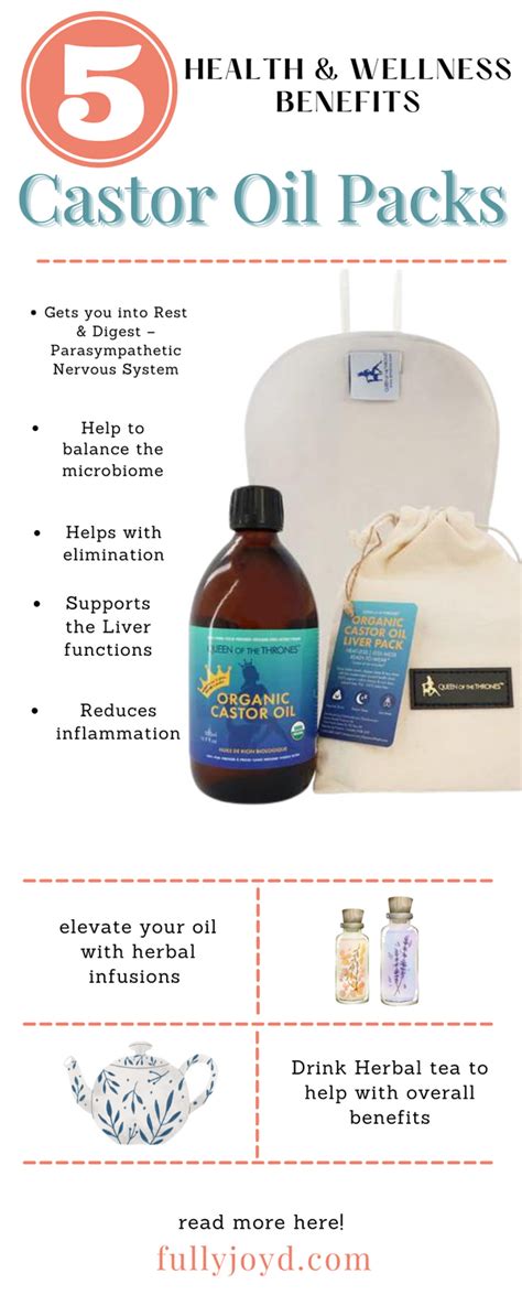 Health And Wellness Benefits Of Castor Oil Packs Castor Oil Packs