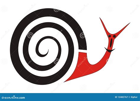 Abstract Snail Stock Vector Illustration Of Cartoon 12482767