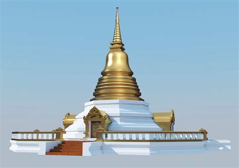 Thai Pagoda 3d Max