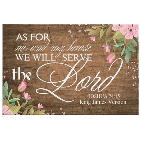 Christian Wall Art & Christian Wall Decor | Serve the lord, Christian wall art, Bible verse wall art