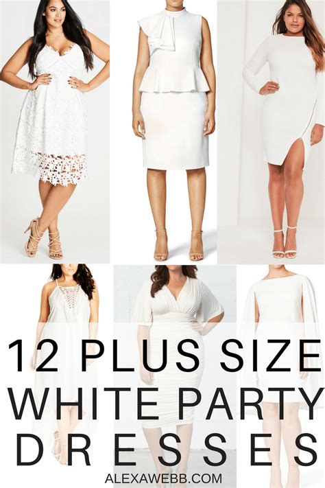 12 Plus Size White Party Dresses White Dress Party All White Party